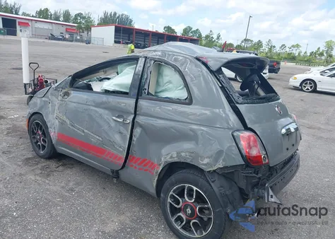 2015 Fiat 500 Ribelle из США, поврежденный, VIN 3C3CFFAR6FT678201